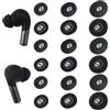TENNMAK 18 gommini di ricambio per auricolari OnePlus Buds 4 / Buds 3 / Buds Pro 3 / Buds Pro 2 / Nord Buds 3 / Nord Buds 3 Pro, 9 paia, colore: nero