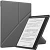 SATURCASE Custodia per Kobo Elipsa 2E da 10,3, in pelle PU, con funzione di supporto, pieghevole, ultra sottile, leggera, con funzione di accensione e spegnimento automatico (grigio)