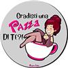 Regali Pazza idea Mouse Pad Rotondo in Poliestere - 25 cm - Materiale Resistente - Decorato con Frase Simpatica - Perfetto per Ufficio - Collezione Regali