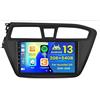 ikasus [2G+64G] ikasus Autoradio Android 15 per Hyundai i20 2015-2018 con CarPlay Wireless Android Auto Navigatore GPS Touchscreen da 9 Pollici, 2 DIN Radio Bluetooth, WiFi, FM/RDS/SWC, AHD Schermo Diviso