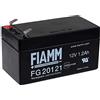 FIAMM Batteria ricaricabile al piombo FG20121, 12V, Lead-Acid
