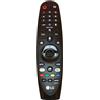 LG Telecomando magico OEM LG AN-MR18BA con pulsanti Netflix e Amazon Voice Mate per LG 4K UHD 2018 OLED65W8PUA, 77W8PUA, 43W8PUA, 49W8PUA, 50W8PUA, 55W8PUA