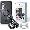 SP CONNECT Moto Bundle Xtreme | SPC+ | Supporto compatibile con Samsung S24 | Supporto per cellulare per moto | Supporto per cellulare smartphone | Accessori per scooter scooter