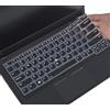 CASEDAO Copertura Tastiera per Lenovo ThinkPad X1 Carbon 14 2019-2017, X1 Yoga 2017/2018/2019, A475, L460/L470, T460/T470/T480, Silicone Nera, Resistente all'Acqua e alla Polvere