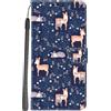 YKTO per Samsung Galaxy A40 Flip Caso Pelle Premium Portafoglio Custodia Portafogli Frontali Fermasoldi Magic Wallet Protezione con Coin Pocket Stand Function for Galaxy A40,Cerbiatto, alce