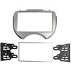 Bekuyu Ricambi auto Per NISSAN Per Micra (K13) 2010-2013, Mascherina Autoradio 2 DIN, DVD, Stereo, Installazione Su Cruscotto, Cornice Porta CD