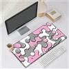 Hixingo Bolle Colorate Tappetino Mouse, Tappetino Mouse XXL/XL/L, Tappetino Mouse Gaming con Base in Antiscivolo e Bordi Cuciti, Mouse Pad per Ufficio,Casa (1000 * 500 * 3mm,bolle rosa)