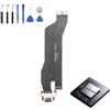 Eutoping Scheda Porta di Ricarica per Huawei Mate 10 Pro con Ricarica Rapida IC Flex Cable Assembly Sostituzione