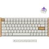 Keychron K2 HE Tastiera magnetica senza fili, 2.4Ghz/Bluetooth/USB-C, RGB, Hot-swap, QMK/VIA, Gateron Magnetic Switch Nebula, Compatibile con Mac Windows Linux, Special Edition Blanco