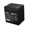 NJOY Batteria Ermetica al Piombo VRLA Ricaricabile 12 V Capacità 5 Ah - per UPS, Sistemi di Videosorveglianza e Allarme - Attacco Faston 6.3 mm - Dimensioni 9.0 x 7.0 x 10.1 cm - Garanzia 2 Anni