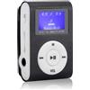 Septpenta Lettore MP3, Supporta La Memorizzazione su Scheda di Memoria, con Auricolare da 3,5 MM, Capacità di Riproduzione Casuale e in Loop, Schermo LCD da 0,8 Pollici Mini Lettore MP3 per Lo Sport