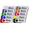 ABLAZE Chiavette USB 2 GB 100 Pezzi Individuali con Pen Drive in Metallo Personalizzate e Logo Stampato Forma Girevole Penne USB
