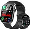 Motast Smartwatch Donna Uomo, 2025 1,96''HD Orologio Smartwatch con Effettua/Risposta Chiamate, Orologio Contapassi con Cardiofrequenzimetro/Sonno/SpO2, 110+ Sportive Fitness Tracker IP68 per Android iOS