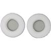 FVDPWYE Cuscinetti universali di ricambio per cuffie con morbida copertura in spugna a forma di ciambella, in memory foam, adatti per l'uso quotidiano, colore bianco, 75 mm