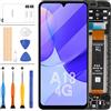 LADYSON Per Samsung Galaxy A13 4G Schermo LCD Sostituzione SM-A135F Display con cornice SM-A135F/DS Touch Digitizer Parti originali SM-A135U1 LCD Full Glass Panel Assembly riparazione (non adatto A13 5G)