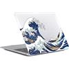 RongJ Custodia Protettiva per Macbook Pro 13 pollici Modello A1425 A1502 con display Retina 2015 2014 2013 2012 Uscita, Sottile Rigida Case Cover Plastica Duro Custodia, Onda marina