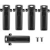Diyeeni 5PCS Clip da cintura per walkie-talkie portatile, Clip interfono di ricambio per Baofeng UV-82, Clip radio ergonomica, ecologica