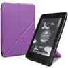 Hikaka Custodia pieghevole per Kindle Paperwhite 12a generazione 2024 da 7 pollici, guscio sottile e leggero in pelle PU con sveglia/sonno automatico e angoli di visualizzazione multipli (viola)