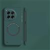 SSASMEU Custodia magnetica di lusso ultra sottile senza cornice per Oneplus 12 12R 11 11R 10T 10R 10 Pro, sottile, rigida, opaca, in PC, verde scuro, per Oneplus 10 Pro