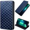 BELLA BEAR Custodia per Telefono Honor Magic 5 PRO, Custodia a Portafoglio in Pelle con Vibrazione Magnetica, Custodia per cavalletto, Custodia Protettiva Antiurto per Honor Magic 5 PRO-Blu