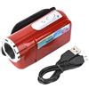 Elprico Videocamera Digitale 16X DV, Portatile con Schermo LCD TFT - Il Miglior Regalo per Bambini e Ragazzi (Rosso)