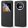 Shantime Custodia Flip in Pelle con Finestra Compatibile con IIIF150 Action A5 Pro, Display Visibile, Chiusura Magnetica Invisibile e Slot Carta(Nero)