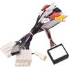 ZVPQU Adattatore for cablaggio stereo autoradio Android 16 pin, for Nissan, for Murano Qashqai J10 J11 X Trail Tiida cavo adattatore radio(Canbus Cable)