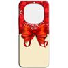 Mixroom - Cover Custodia Back Case In TPU Silicone Morbido Per Xiaomi Redmi Note 14 Pro Plus 5G Fantasia Fiocco E Albero Di Natalizie U869