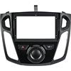 YUNTX - Mascherina per autoradio a doppio DIN per Ford Focus(2012-2015)