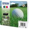 Epson C13T34664010 - 34 - Confezione da 4 - nero, giallo, ciano, magenta - originale - blister - cartuccia d'inchiostro - per WorkForce Pro WF-3720, WF-3720DWF, WF-3725DWF