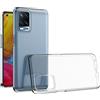 Mixroom 2 Custodie Cover Compatibile con Oppo 54 4G Case Morbida Protettiva Antiurto in Tpu Silicone Trasparente Clear Paraurti