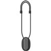 QOXEZY Cordino magnetico per collana in metallo con supporto sul petto, design regolabile a sgancio rapido, per PLAUD NotePin AI Smart Wearable Device nero bianco (nero)