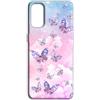 Mixroom - Cover Custodia Back case In TPU Silicone Morbida Per TCL 40R 5G Fantasia Color Butterfly L1156