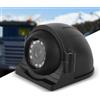CARMOTTER Telecamera per visione laterale a 4 pin, telecamera posteriore AHD 1080P, visione notturna a 12 LED IR, impermeabile IP67, 700 TVL, per camion e camper