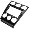 Qiilu Fascia per Autoradio Cruscotto, Fascia per Autoradio 2DIN Bulit in Canbus per Sostituzione del Telaio del Pannello di Navigazione Android per Mazda 6 2004‑2016 9in