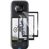 QJONSIU Pellicola Protettiva Compatibile con Insta360 X5, 2 Pack Protezione Schermo in Vetro Temperato HD, Antigraffio