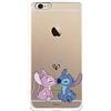LA CASA DE LAS CARCASAS Custodia per iPhone 6 Plus - 6S Plus Ufficiale di Lilo & Stitch - Angel & Stitch Bacio per proteggere il tuo cellulare. Custodia in silicone flessibile con licenza ufficiale Disney