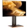 FITUEYES Supporto TV da Pavimento per TV da 43-78 Pollici Regolazione in Altezza Supporto TV da Terra Portata Massima 60 kg Serie Cantor