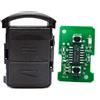 mt key Telecomando radio per chiave auto, 1 alloggiamento + 1 trasmettitore da 434 MHz + 1 batteria compatibile con Opel