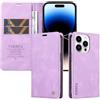 FERLAN Cover Custodia per iPhone 13 Mini,Flip Wallet Case Custodia iPhone 13 Mini,Magnetica Portafoglio Protettiva in pelle - Viola