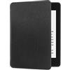 NagpintS Custodia in Pelle PU per Kindle Voyage 2014 Rilasciata E-Reader Cover per Kindle Voyage Guscio Protettivo con Auto Sleep/Wake-Nero