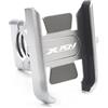XZLDSD per Honda XADV 750 X-ADV X ADV 750 XADV750 X-ADV750 Moto Manubrio Supporto del Telefono Mobile GPS del Basamento della Staffa (Colore : Handlebar Silver)