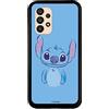 LA CASA DE LAS CARCASAS Custodia per Samsung Galaxy A33 5G ufficiale di Stitch in silicone nero blu per proteggere il tuo cellulare. Scegli il tipo di custodia che più ti piace con licenza ufficiale Disney