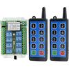 Jrifedptry 8 Canali Wireless Rf Telecomando Interruttore 12V/24V/36V 433MHz Telecomando Senza Fili Interruttore di Controllo Del Motore DC9V-72V