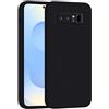 Mixroom - Cover Custodia Case per Samsung Galaxy Note 8 Protezione Fotocamera in Silicone TPU Morbido Opaco Bordi Piatti Colore Nero