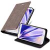 Cadorabo Custodia Libro per Samsung Galaxy S4 MINI in BRUNO CAFÉ - con Vani di Carte, Funzione Stand e Chiusura Magnetica - Portafoglio Cover Case Wallet Book Etui Protezione