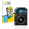 brotect Pellicola Protettiva Vetro per Pioneer CDJ 3000 Protezione Schermo (3 Pezzi) [Durezza Estrema 9H, Chiaro]