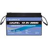 Generico Batterie a lunga durata,LiFePO4 Batteria da 12V (12.8V) 300Ah al litio ferro fosfato, dotata di BMS da 300 AH, adatta per campeggio, energia solare, alimentazione di emergenza, ecc.