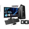 Outlet Computer Outsider PC Desktop Computer Completo - SSD 240GB - WINDOWS 11 PRO 64 BIT - WIFI - HDMI - VGA - TASTIERA E MOUSE USB CASSE AUDIO… (CPU: I5 - RAM 16GB, MONITOR 27)
