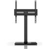 Meliconi Table400 Supporto TV da Tavolo Universale per Schermi 32-60, VESA 200-300-400, Carico Fino a 30 kg, Base in Vetro Temperato, Nero